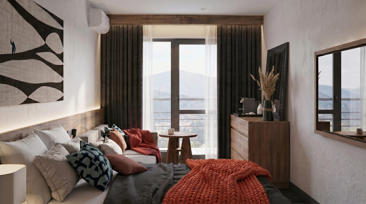 Апартаменты 1С — 26,14 м²